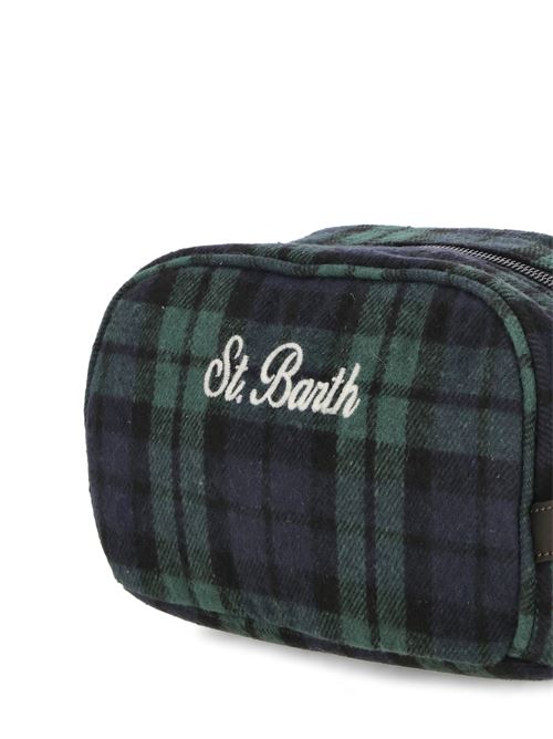 Beauty case in blue corduroy MC2 SAINT BARTH | WESTWOOD00510G